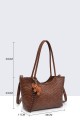 28931-BV Braided pattern Handbag