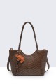 28931-BV Braided pattern Handbag