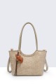 28931-BV Braided pattern Handbag