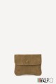 Nubuck-style leather coin purse ZE-8001-NUB