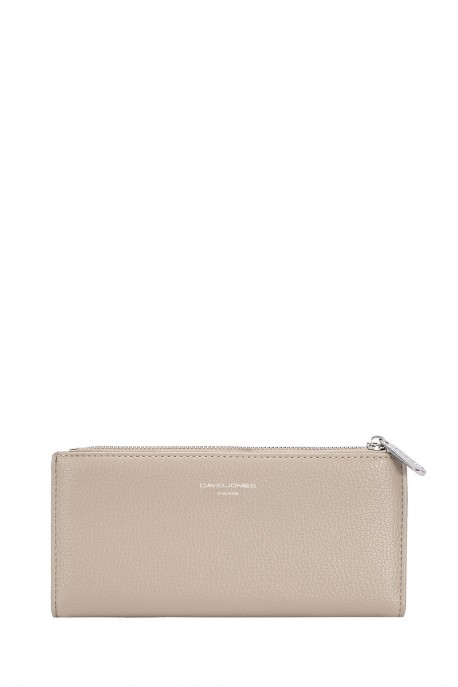 DJ0086-2 Portefeuille synthétique David Jones : couleur:Beige Oxford (OXFORD TAN)