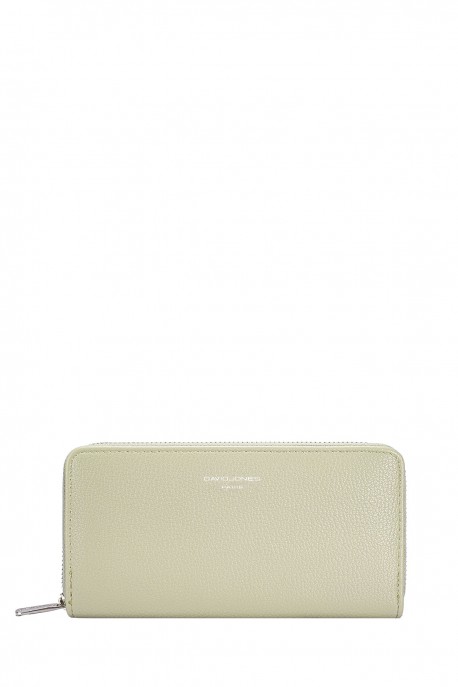 P169-510 Portefeuille synthétique David Jones : couleur:Vert clair (Fair Green)