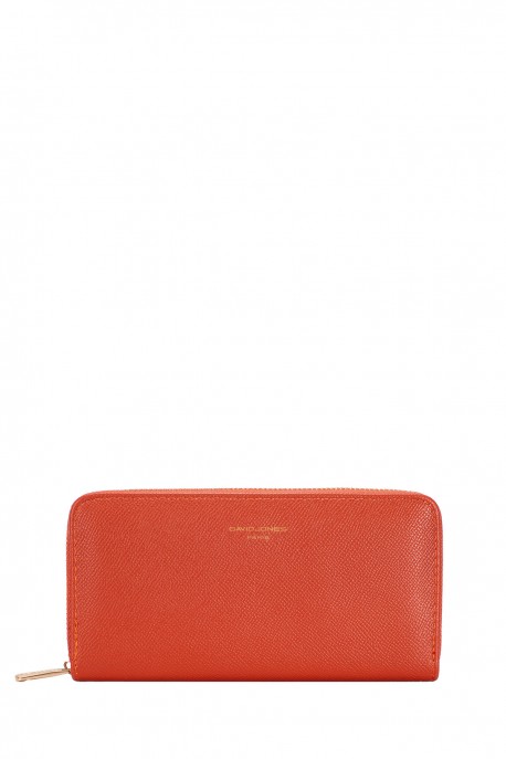 P160-510A Synthetic Crossgrain Wallet David Jones : colour:Terracotta