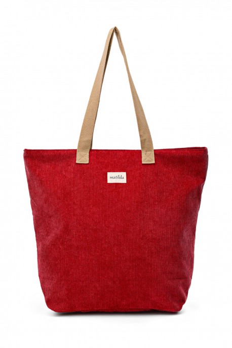 La Matilda - Big Tote Bag PANA BURDEOS M105-42