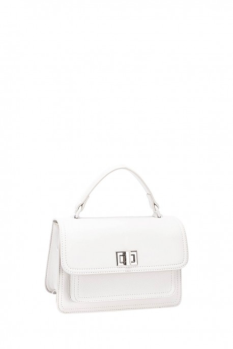 CM8236 Flap Satchel Handbag David Jones : colour:Coconut cream