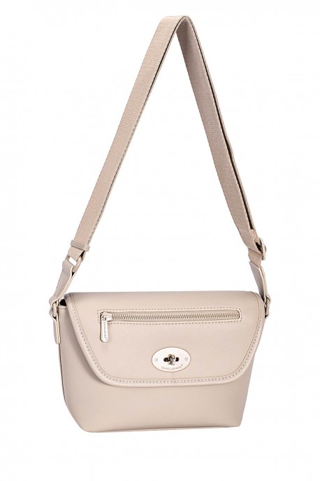 David Jones Shoulder Crossbody Bag CM8247 : colour:OXFORD TAN