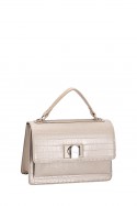 CM8300 Croc-effect Flap Handbag David Jones