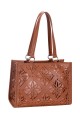 CM8392 Sac à main Cabas motif perforé David Jones