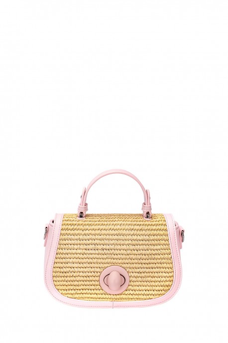 CM8395 Straw Flap Handbag David Jones : colour:SCALLOP SHELL