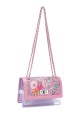CM8397 Clear PVC Floral Flap Shoulder Bag David Jones