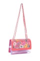 CM8397 Clear PVC Floral Flap Shoulder Bag David Jones