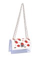 CM8399 Clear PVC Strawberry Flap Shoulder Bag David Jones
