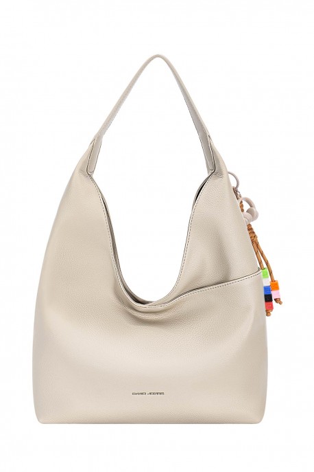 CM8273 Sac épaule hobo David Jones : couleur:LUMI&Egrave;RE DE LUNE (MOONSTRUCK)