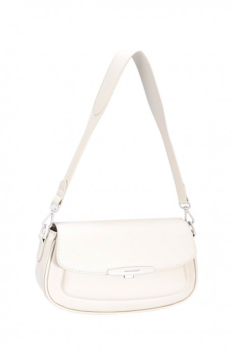 CM8327 Sac épaule à rabat David Jones : couleur:Cr&egrave;me de coco (Coconut cream)
