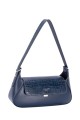 cm8344 Croc-effect flap shoulder bag David Jones