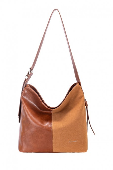 CM7698-1 Sac épaule hobo seau David Jones : couleur:Brun cacao (COCOA BROWN)