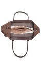 20028-BV Tote bag with perforated pattern