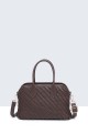 20029-BV Woven Dome Handbag
