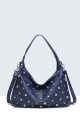 28938-BV Sac épaule hobo Clouté