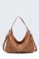 28938-BV Sac épaule hobo Clouté