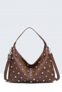 28938-BV Sac épaule hobo Clouté