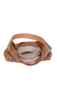 28950-BV Studded hobo shoulder bag