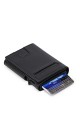 KJ256-2 Boîtier Porte-carte Kenny Jones en cuir microfibre avec protection RFID