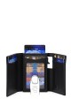 KJ256-2 Microfibre leater Cardholder case Kenny Jones with RFID Protection