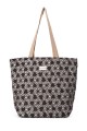 La Matilda - Big Tote Bag Marrón Hilo Plata M105-101