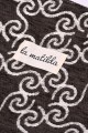La Matilda - Big Tote Bag Marrón Hilo Plata M105-101