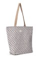 La Matilda - Big Tote Bag Marrón Hilo Plata M105-102