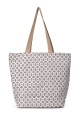 La Matilda - Big Tote Bag Marrón Hilo Plata M105-102