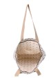 La Matilda - Big Tote Bag Marrón Hilo Plata M105-102