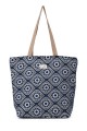 La Matilda - Big Tote Bag Marrón Hilo Plata M105-102