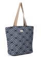 La Matilda - Grand Tote Bag Marrón Hilo Plata M105-102