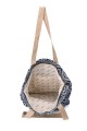 La Matilda - Grand Tote Bag Marrón Hilo Plata M105-102