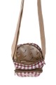 La Matilda - Pochette bandoulière téléphone Gingham Rojo-Negro M143-98