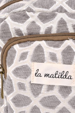 La Matilda - Pochette bandoulière téléphone Gris Hilo Plata M143-101