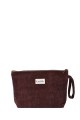 La Matilda - Large textile pouch makeup bag Espiga Marrón M115-100