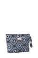 La Matilda - Grande Pochette trousse maquillage textile Flor Azul Marino M115-103