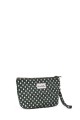 La Matilda - textile pouch makeup bag Verde Lunares M101-94