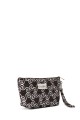 La Matilda - Pochette trousse maquillage textile Marrón Hilo Plata M101-101