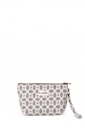 La Matilda - textile pouch makeup bag Gris Hilo Plata M101-102