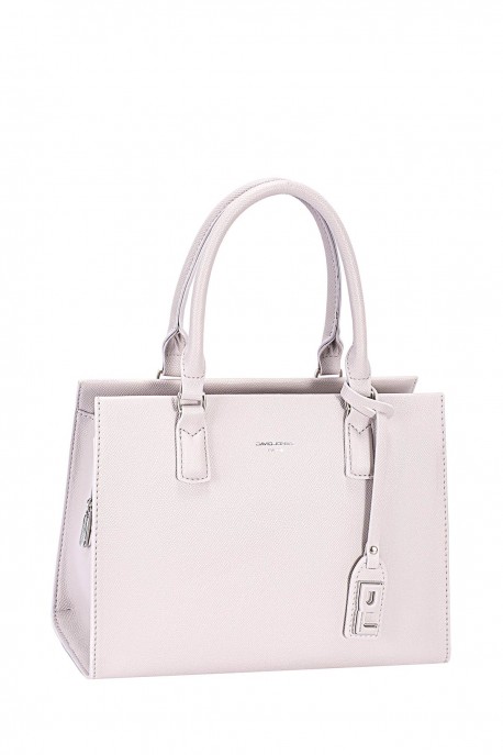 CM8280 Sac à main Cabas Soufflet David Jones : couleur:Neige Lilas (Snow Lilac)