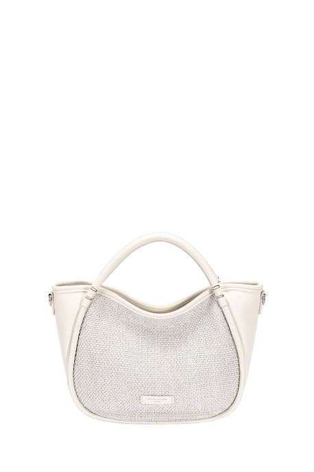 CM8403 David Jones Shopping Handbag : colour:Coconut cream