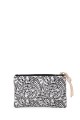 La Matilda - Pouche Coins Pures Hojas Negro M130-79