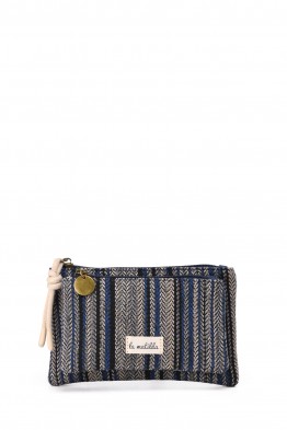 La Matilda - Pochette porte-monnaie en coton Línea Agua M130-87
