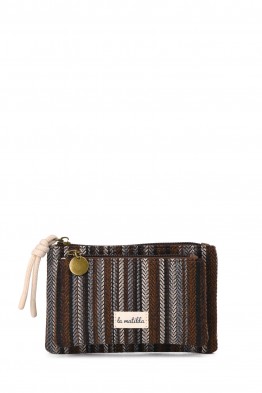 La Matilda - Pochette porte-monnaie en coton Línea Arena M130-88