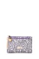 La Matilda - Pouche Coins Pures Hojas Morado M130-91