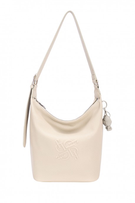 CM7326-2 Sac épaule seau David Jones : couleur:Lait d'amande (Almond Milk)